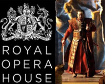 Royal Opera House. Aida. Painting dying: N Killeen. Costumes Props: R Allsopp
