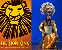 Disney. The Lion King. Printing: N Kilieen. Costume Props: L Craston, M Adams